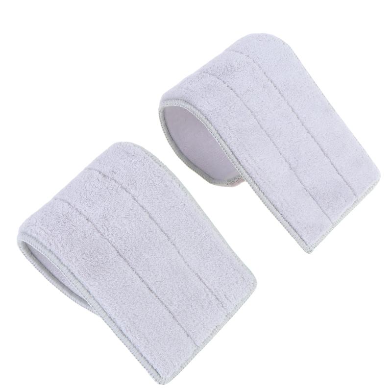 3Pcs Flat Mop Replacement Pads Reusable Thickened Microfiber Absorbent Mop Refill Pads For Spray Mop Dust Mop Cleaning Supplies
