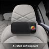1Pcs Car Seat Headrest Auto Logo Neck Spine Protection Pillow For Fiat Abarth 500 Tipo FR Punto Ducato Stilo Palio Bravo Pondo