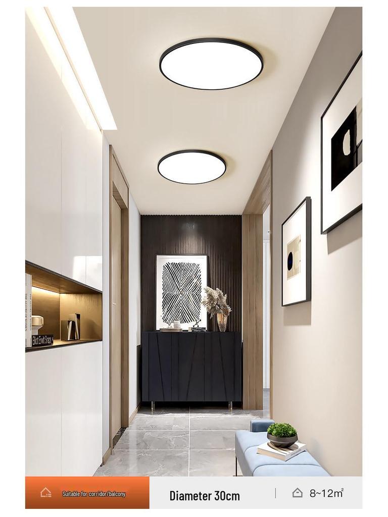 Ultra-Thin Modern Rectangular LED Ceiling Light for Living Room and Bedroom