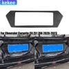 For Chevrolet Corvette C8 Z51 Z06 -2025 Carbon Fiber Rear License Plate Frame Car Accessories Exterior Cover Sticker Trim