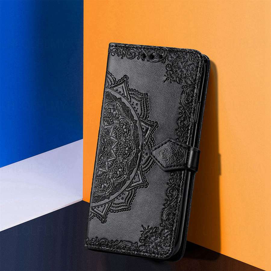 Foral Book Leather Wallet Flip Case For Xiaomi 14T 11T 13T Redmi 14C 13C 9C Note 15 14 10 11 12 13 Pro 5G 9 14S 10S 11S Poco M6 C75 F7 X7 X6 C65 Cover