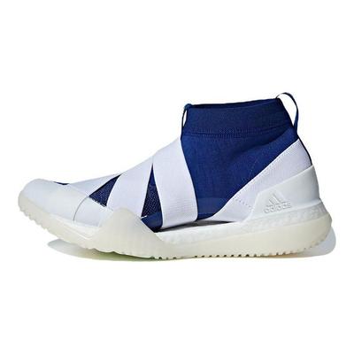 Pure Boost X Tr 3.0 Ll Durable Breathable High-Top Running Shoes Women Running Shoes White Blue DA8963