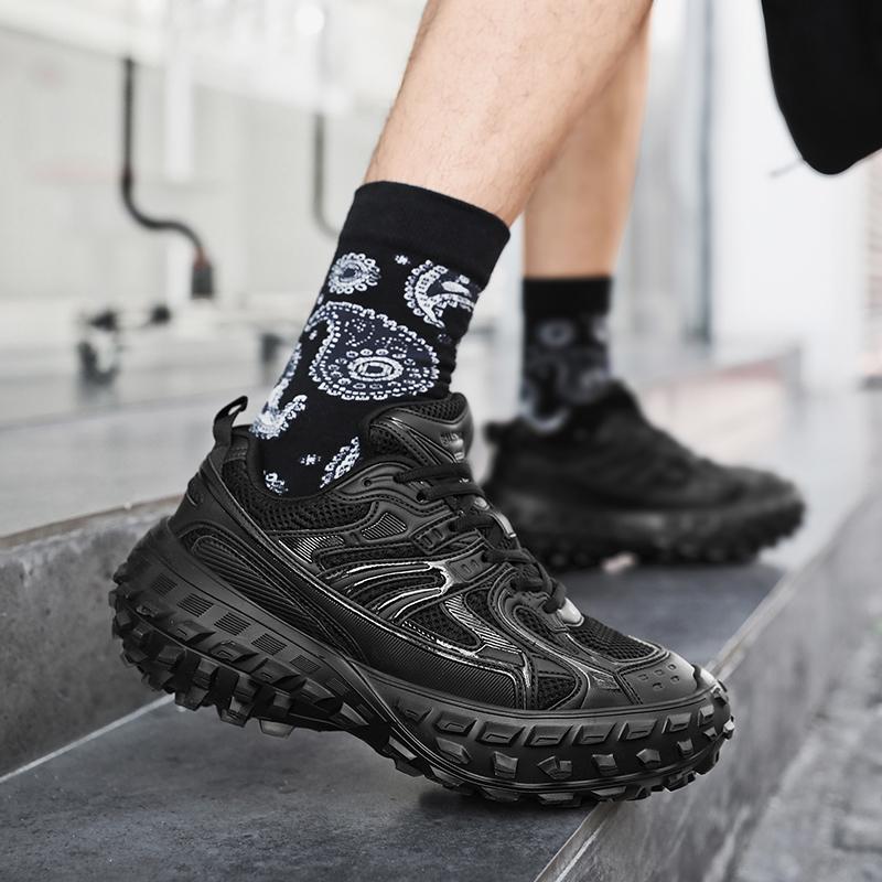 Chaussures de sport décontractées à semelle épaisse pour couple, nouvelles chaussures de course durables et rembourrées pour printemps/été