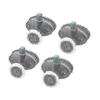 Nylon Single Pop Up Pulley Runner Wheel Shower Cabin Sliding Glass Door Rollers 8pcs-25mm
