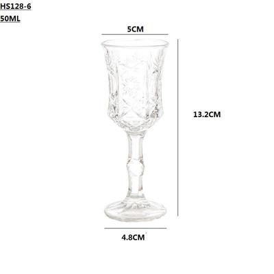 Verres à cocktail en verre transparent Tournesol Set de 3