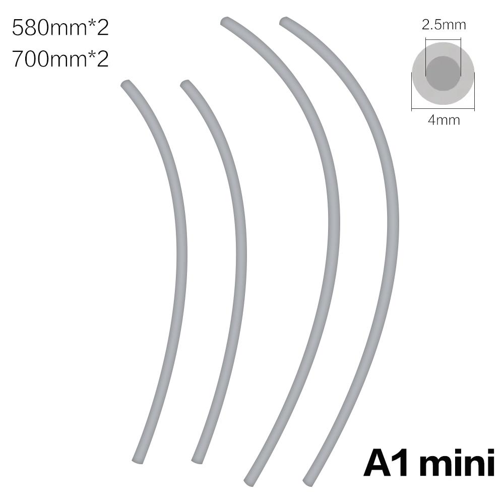 Teflonto Pipe for Bambu Lab P1P AMS A1 mini 3D Printer PTFE Tube Bowden Extruder 1.75mm ID2.5mm OD4mm Bambulab Filament Parts