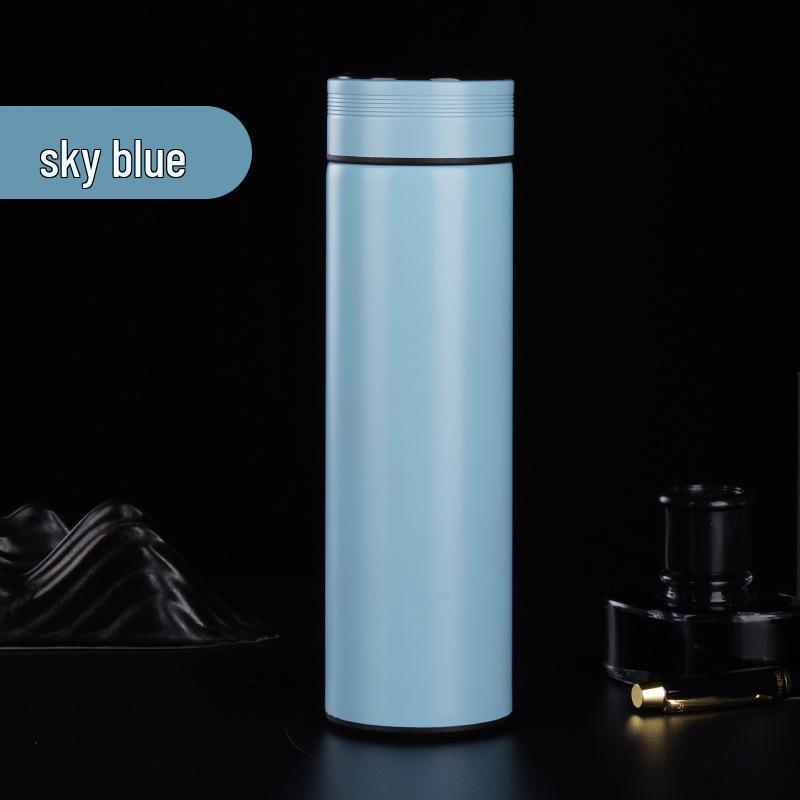 304 Stainless Steel Smart Temperature Display Insulated Water Cup with LED - Customizable Gift