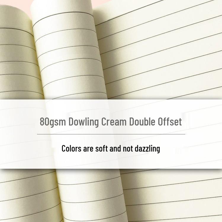 Slim Kraft Paper Notebooks - A4/A5 Lined & Blank, B5 Grid, for Students