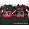 Embroidered College Rugby Jersey Men - Ohio State Buckeyes Style Numbers 7 33 18 2 1 4 Fall Winter Wear