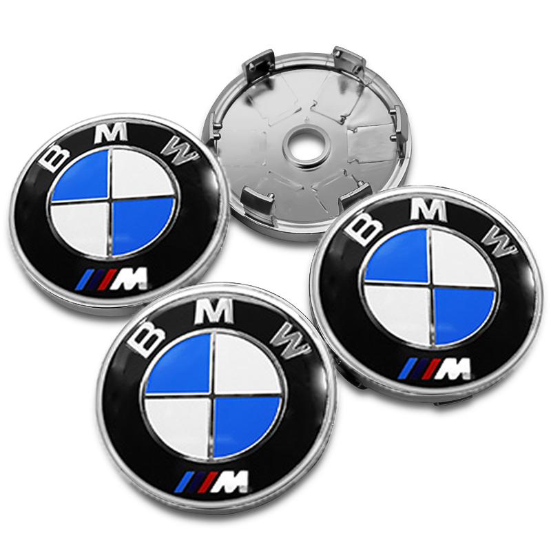 4Pc 56mm+60mm Car Logo Wheel Center Cap Emblem For BMW M Performance E46 E90 E60 F10 E39 F30 E36 F20 E87 E90 E70 Hub Cover Badge