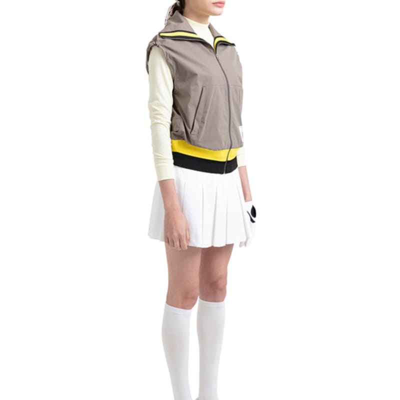 Aven Flower Collage Tie Scarf White