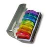 Weekly Medicine Box Black And 7 Colors 21 Compartments Good Sealing Portable 7 Day Medicine Storage Case
