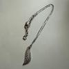 Used Swarovski Necklace Crystal Silver Color