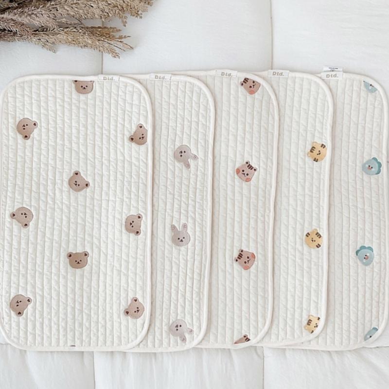 Baby Pillow Newborns Flat Pillows Toddlers Sleeping Pillowcase Cover Headrest Support Cushion for Infant Bed Strollers