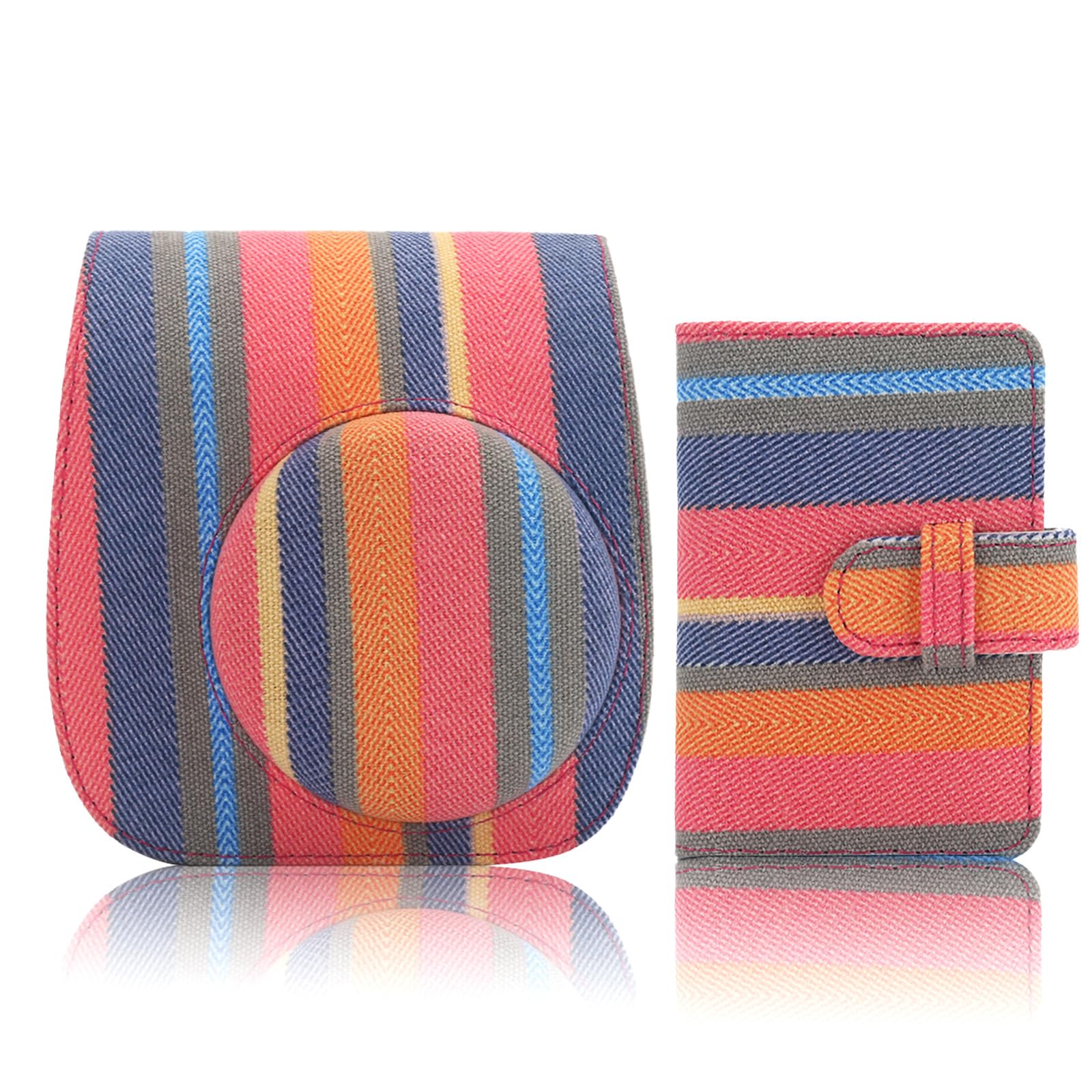 

Чехол Instax для instax mini 121188+9 Чехол для камеры mini12 11 ЧЕХОЛ ДЛЯ КАМЕРЫ Защитный чехол Fujifilm Instax с плечевым ремнем из искусственной кожи (нашивка)