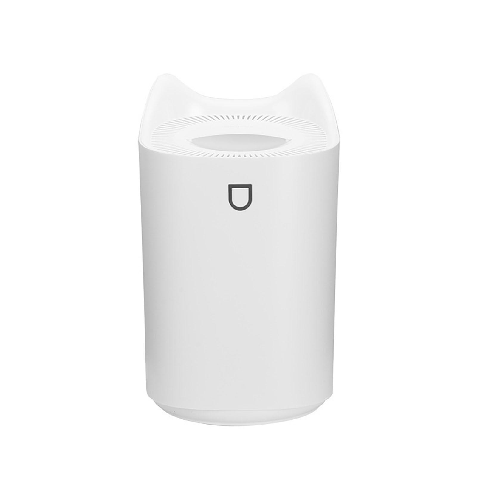 

Double Spray Large Capacity 3L Humidifier USB Bedroom Household Mute Mois білий