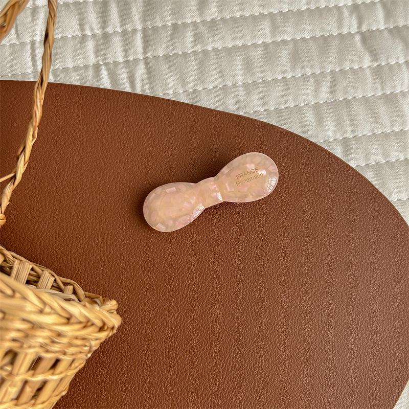 Cute Jelly Color Acetate Bow Hair Clip - Sweet Temperament Hair Accessory for Girls