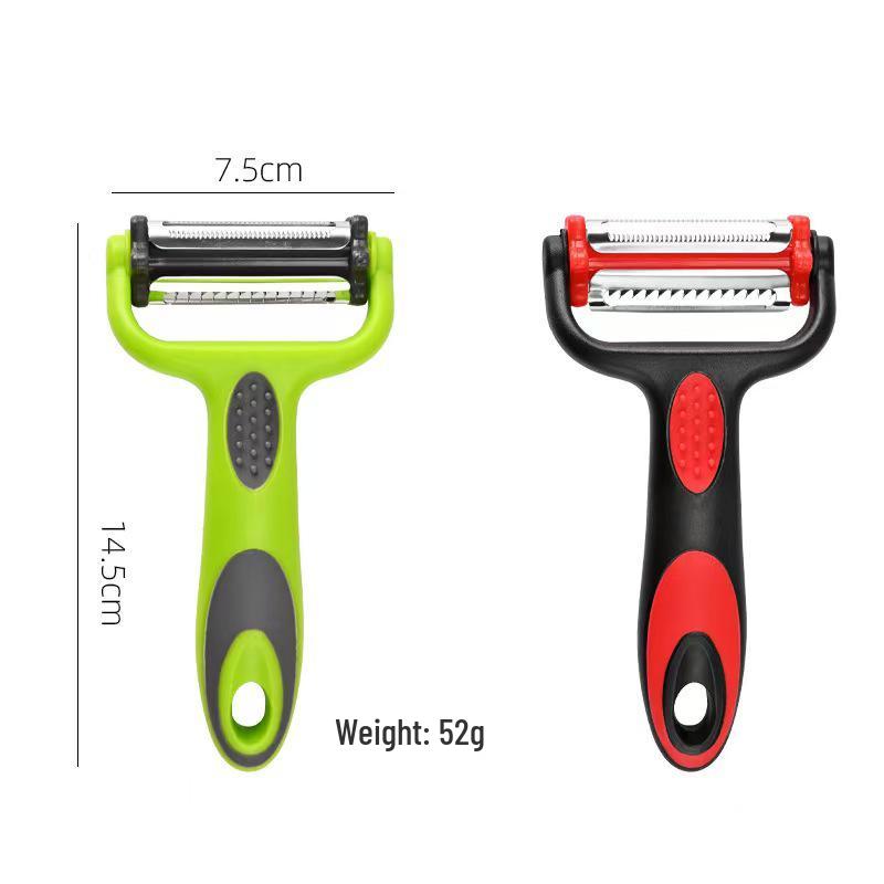 3-in-1 Rotating Peeler: Multi-Functional for Melons, Apples, and Potatoes