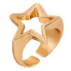 Eye Catching Vintage Irregular Aesthetic Finger Rings Jewelry with Starry Appeal
