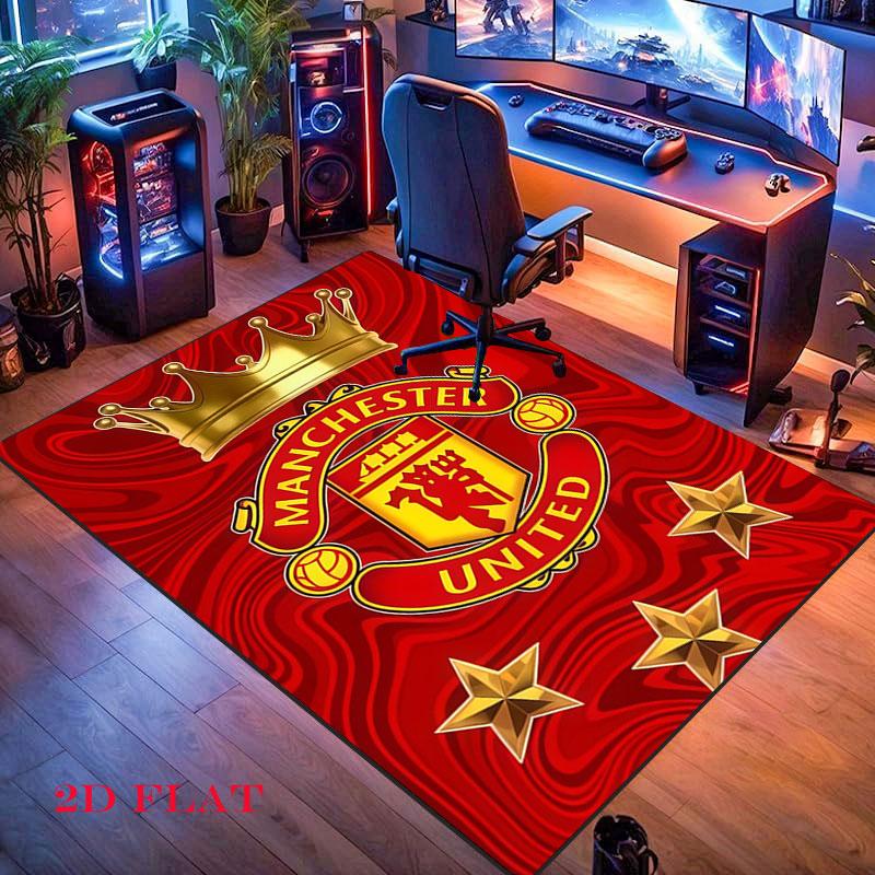 Mighty MUFC Dynasty Carpet Rug for Living Room Bedroom Home Sofa Decoration,Kids Play Nonslip Floor Mat