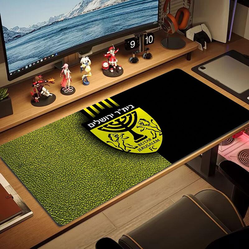 Beitar Jerusalem F.C Large Size Mouse Pad Large Gaming Table Cushion Non-slip Laptop Tablet Big Mousepad XXL Mat Mini PC Playmat With Lock edge