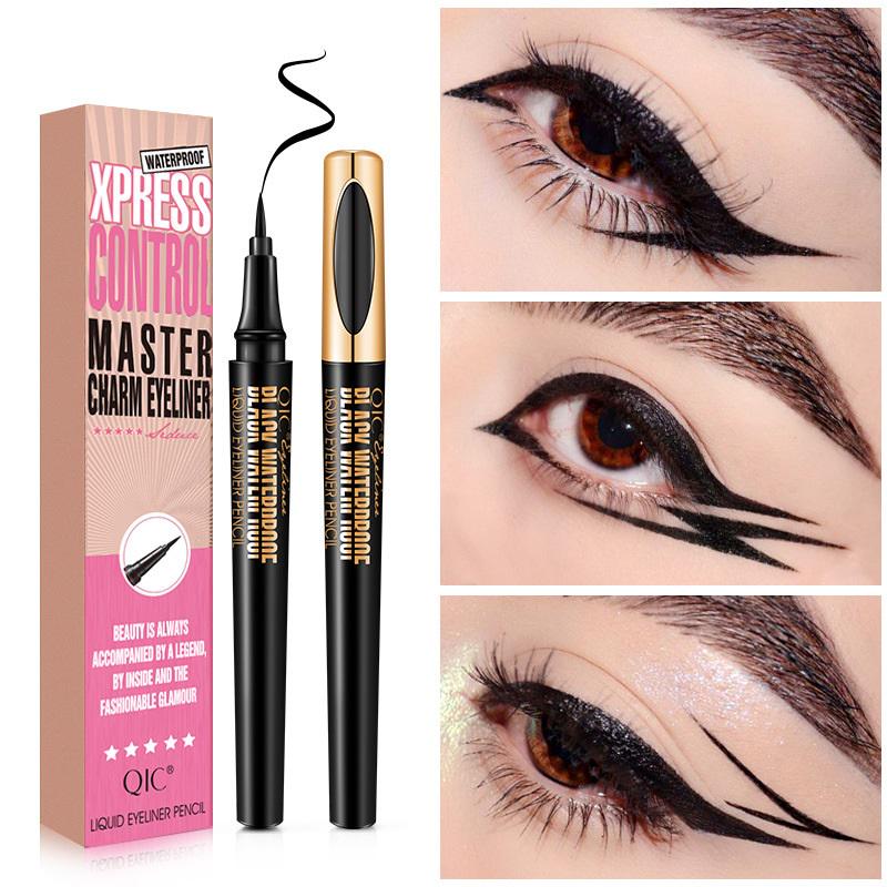 Black Liquid Waterproof Eyeliner Smooth Long Lasting Eyeliner Pencil Women Beauty Makeup