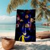 Ultra-Soft Beach Towel with Coraline Theme,Ideal for Pool - Camping, Diving - Perfect Travel Essential, Vibrant Beach Towel.