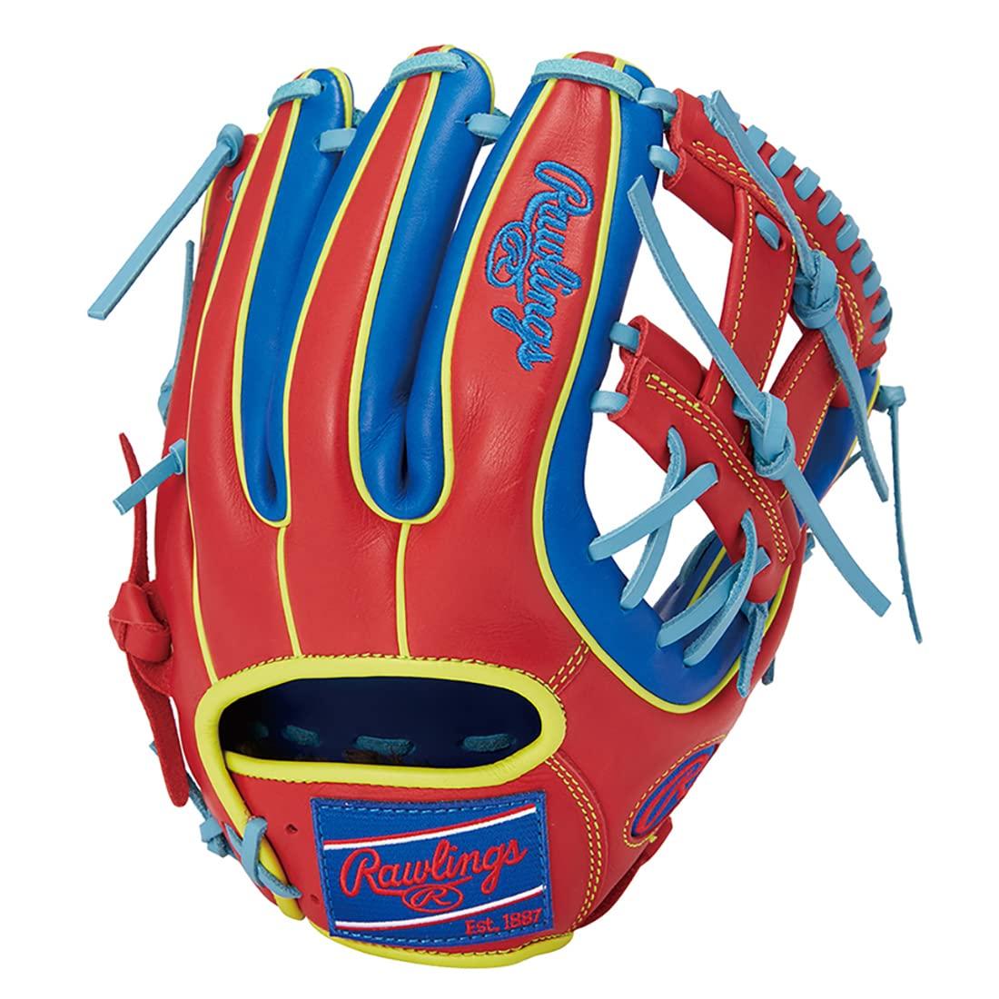 

Rawlings Baseball Glove Softball HOH MLB COLOR SYNC Size GR3HMN54G Royal For Thrower [For Allfielder] 11.5 Blue/Scarlet Right-handed