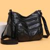 Soft Leather Multi-Layer Crossbody Bag Women's Bag Middle-Aged Mother's Bag