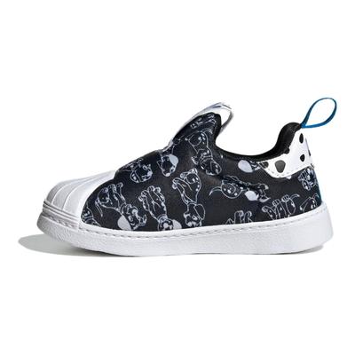 Disney x Superstar 360 I 101 Dalmatiner - Welpen-Print Baby-Sneaker Schwarz Core-Black Cloud-White ID9711
