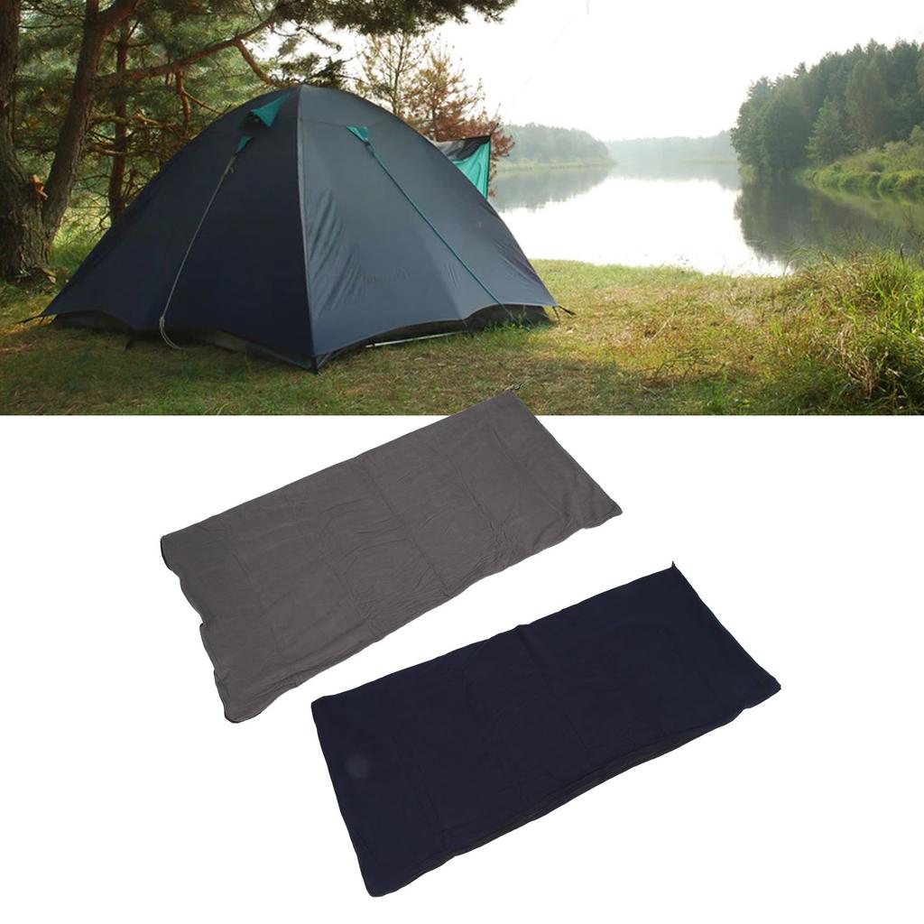 Fleece Sleeping Bag Liner Hygienic Easy To Clean Thickened Foldable Multifunctional Fleece Sleeping Bag for Camping