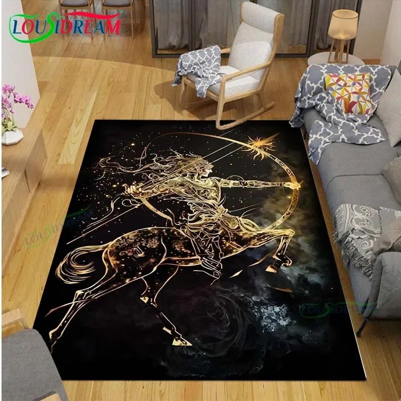 3D Fashion Myth Godman Mythical Beast Printed Carpet Living Room Anti-Skid Area Rug Kids Bedroom Mats Yoga Mat Carpet Decor Gift