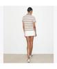Tolibeochi Striped Cotton Polo - Taupe Stripe