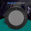 2PCS 4inch Metal Audio Speaker Covers Protective Decorative Circle Mesh Cover Black+Black