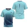 T-shirt da uomo stampata in 3D con freccia, asciugatura rapida, per sport come Tennis, Pickleball, Badminton, Moda di strada, Manica corta
