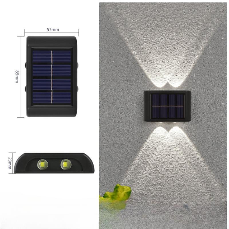 1000lm Smart Solar LED Outdoor Light Waterproof Garden Decor Lamps For Garden Outdoor Solar Lamp Balcony Courtyard Street Wall Light