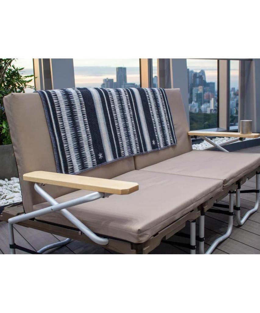 Snow Peak MUCHACHO BLANKET ONE CH GRY L SP×PENDLETON