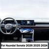 Car TPU Interior Center Console Transparent Protective Film For Hyundai Sonata 2026 2025 GPS Navigation LCD Screene PPT Sticker