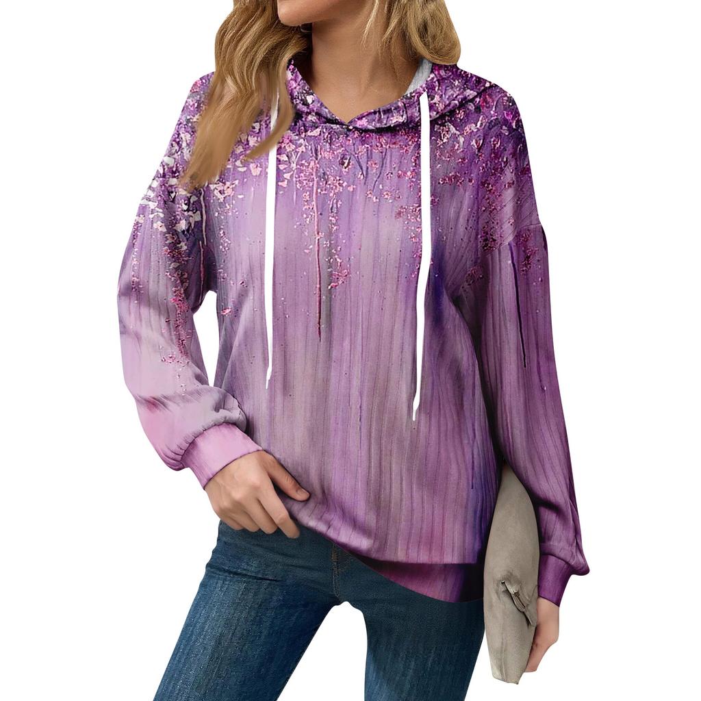 Hoodies For Women Oversized Winter Cute Sweatshirts Pullover Trendy Fall Clothes