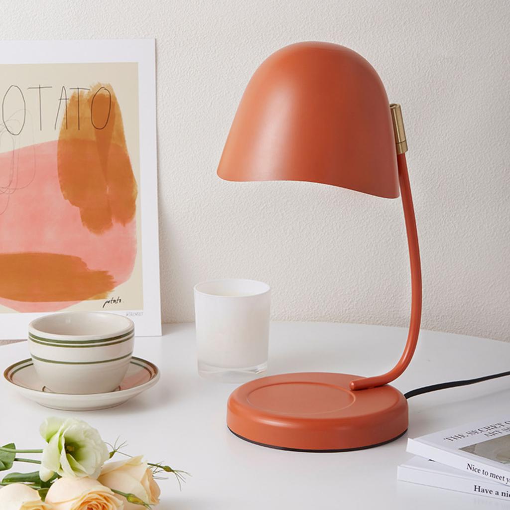 Fragrance Candle Warmer Lamp with Dimming Switch Candle Warmer Table Lamp Bedroom Bedside Romantic