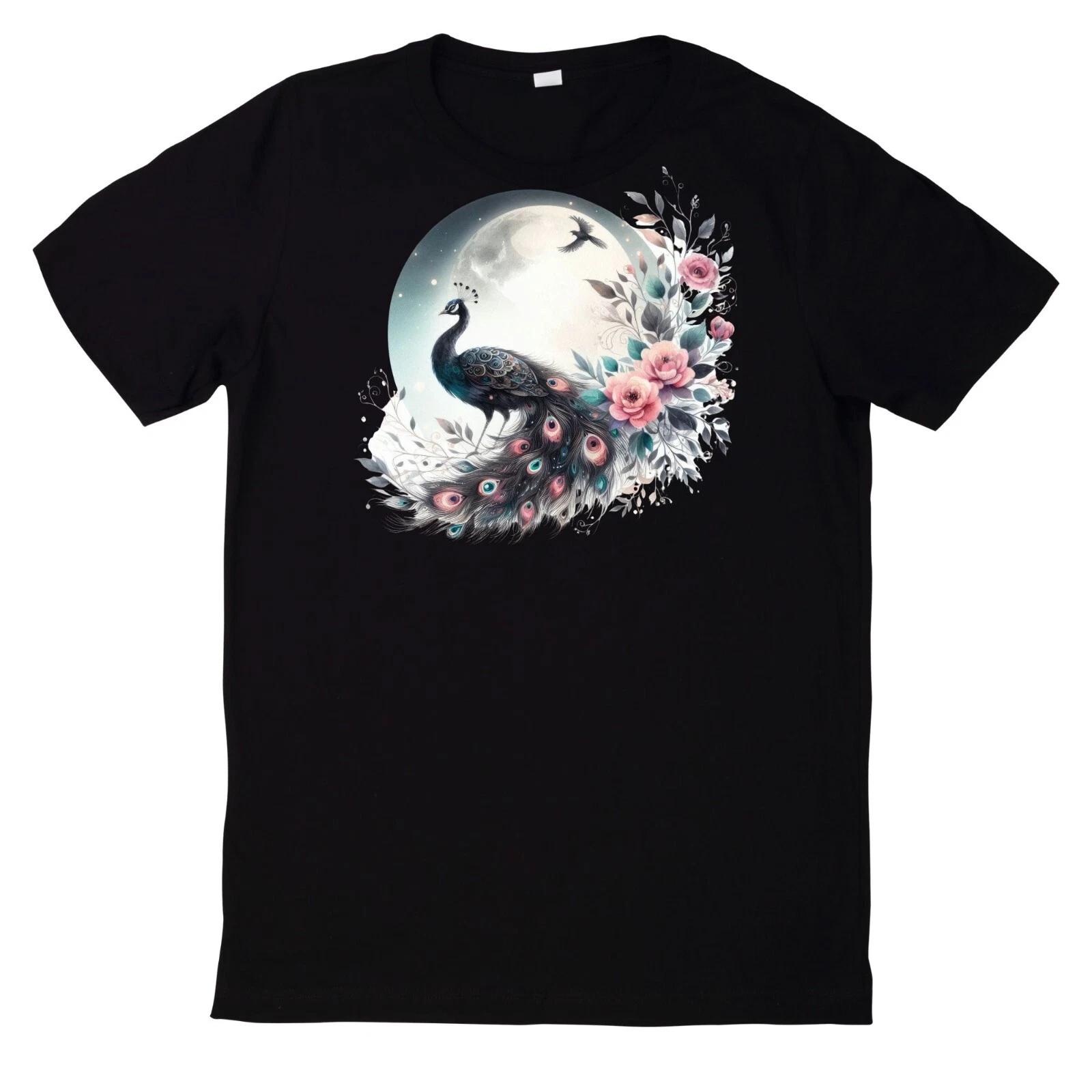 T-Shirt Bunter Pfau XS