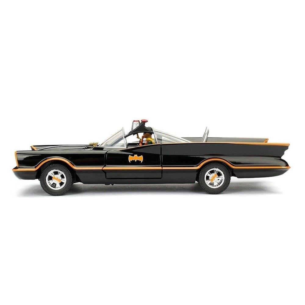 Jada 1966 Classic TV Series Batmobile Diecast Model Car 1:24 Scale with Batman