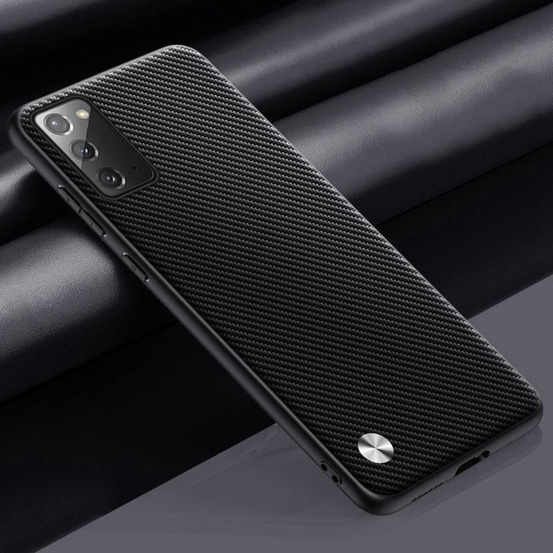 

Роскошный чехол из искусственной кожи для Samsung Galaxy Note 20 Ultra Note20 5G, задняя крышка, деловой матовый силиконовый защитный чехол для телефона For Note 20 Ultra