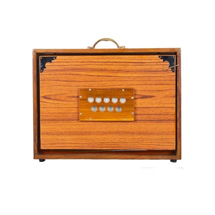 New Professional 26 Notes Shruti Box Multi Bellow | Premium Teak Wood Sur Peti |