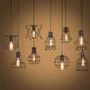 Chandelier Simple Fashion Retro Indoor Industrial Wind Bar Small Iron Lamps Cage