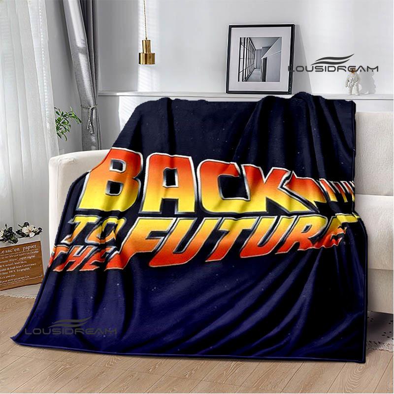 Movie Back To The Future blankets picnic blanket Warm Flannel blankets Soft and comfortable blanket bed linings Birthday Gift
