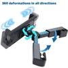 360° Universal Car Headrest Mount - Waterproof & Durable ABS Mobile/Tablet Holder for Backseat Entertainment