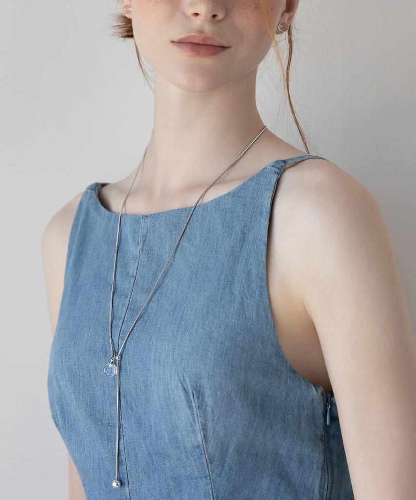 Tatiana Gem Point Y-Line Long Necklace Nz2492