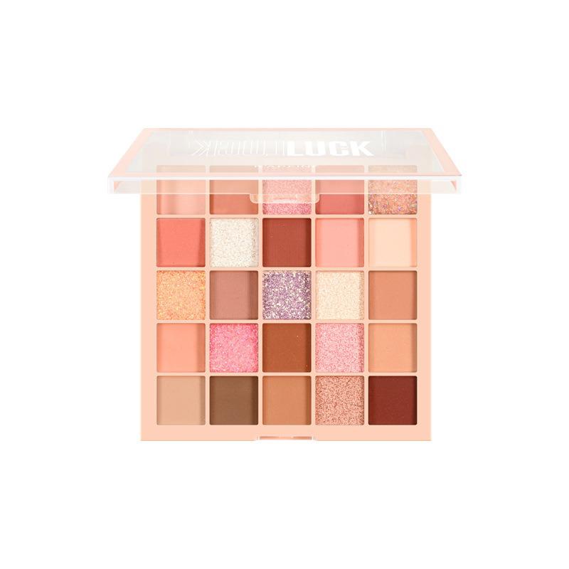 Kappell 25 Colors Lucky Eyeshadow Palette - Multi-Use Shimmer & Matte, Earth Tones, Waterproof & Long-Lasting.