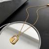 2025 Women's Titanium Steel Necklace: Light Luxury, Clavicle Chain, Non-Fading High-End Accessory
